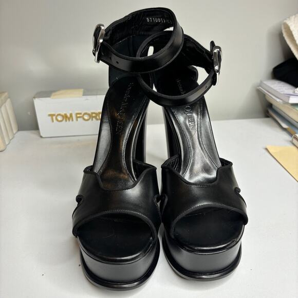 Alexander McQueen Block Heel Platform Sandals - Picture 5 of 13